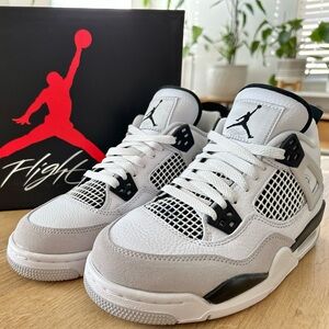 Jordan White and Black Sneakers